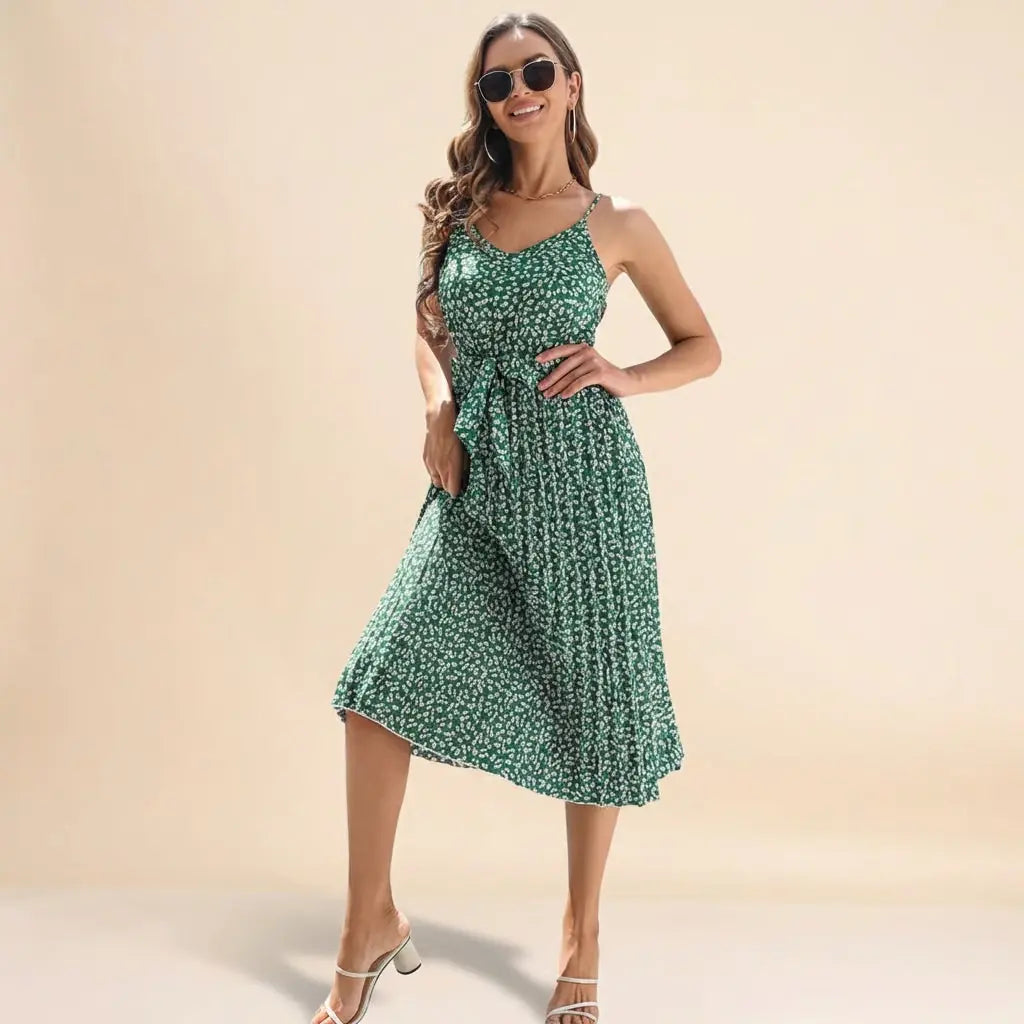 boho fall midi dress Feeling Boho Floral Midi Dress L / mustard