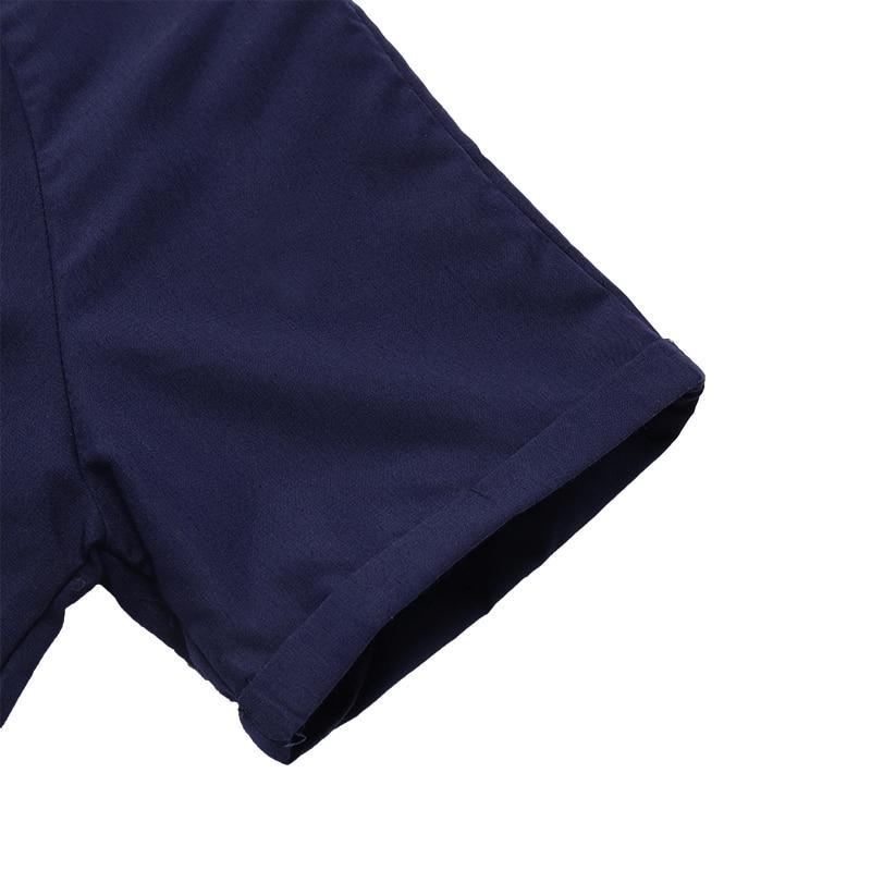 Boheo Romper Overalls V-neck, short sleeves