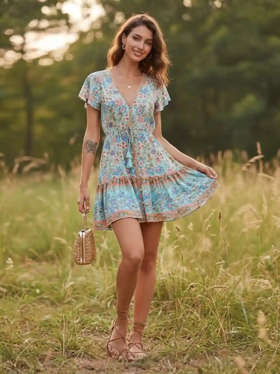 gypsy boho dresses Gypsy Mini Dress