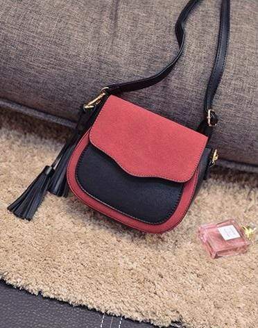 Shoulder Strap Boho Red