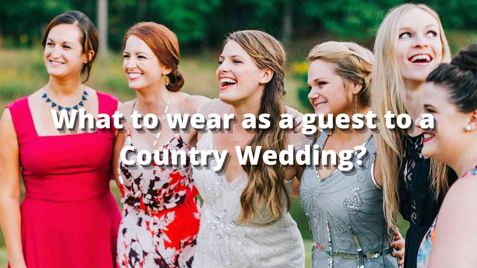 Country wedding guest best sale