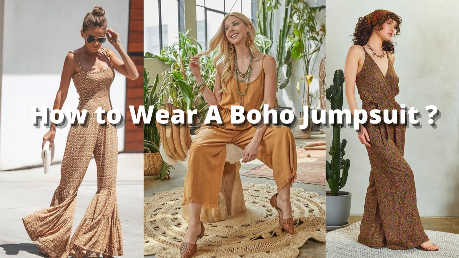 How to Wear A Boho Jumpsuit ?