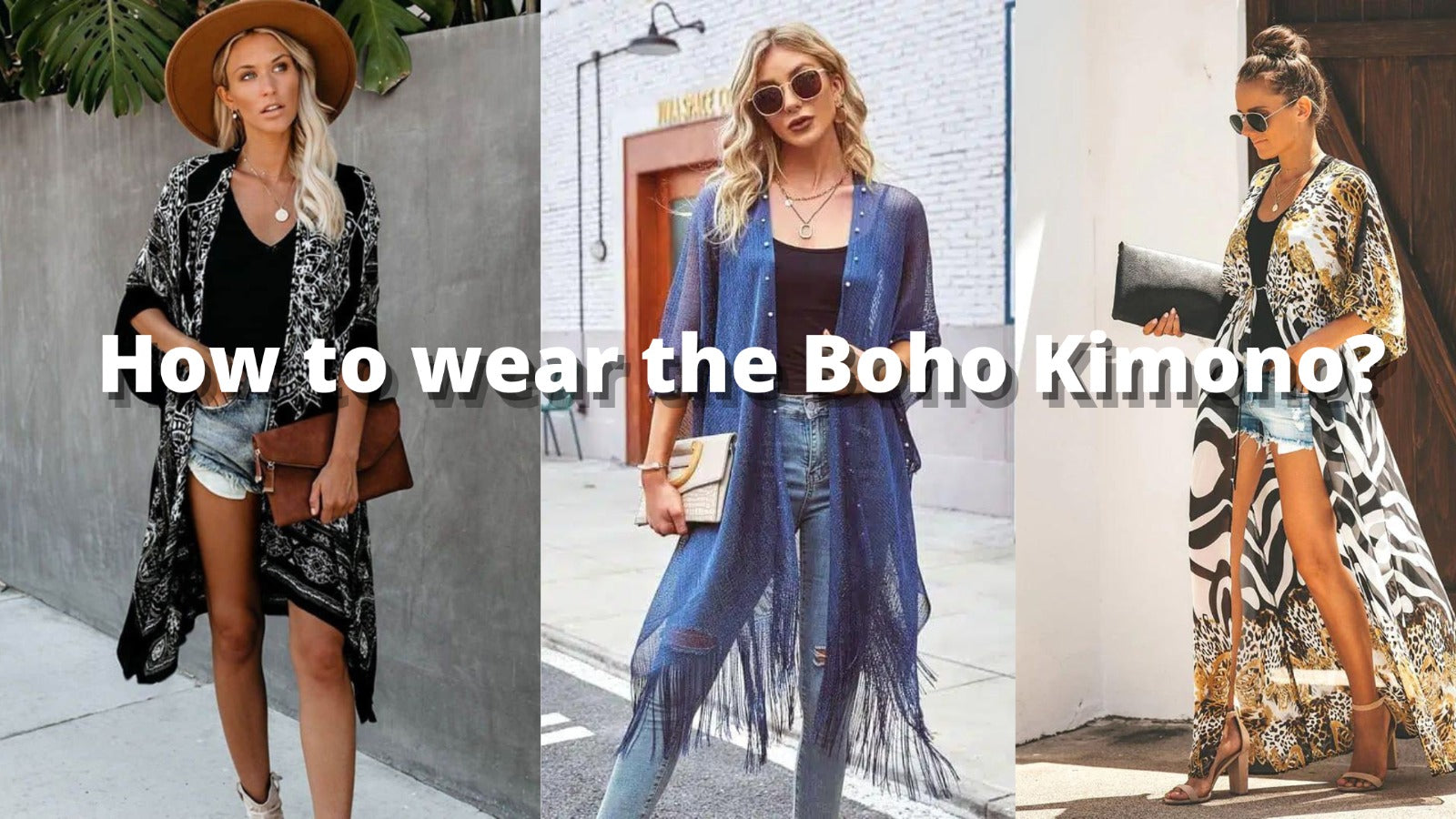 How to wear the Boho Kimono?