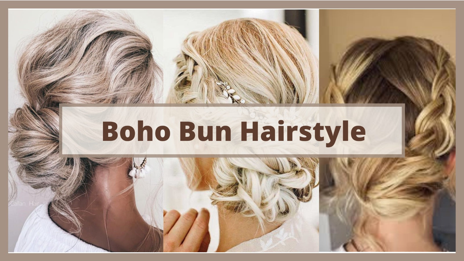6 Boho Bun Hairstyle ideas you can create yourself!