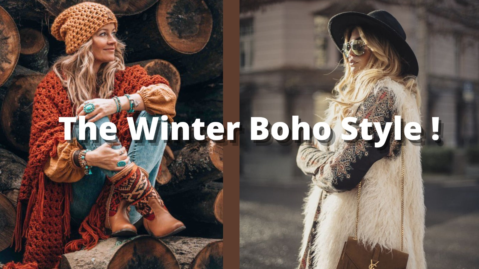 How to dress Boho in winter ?