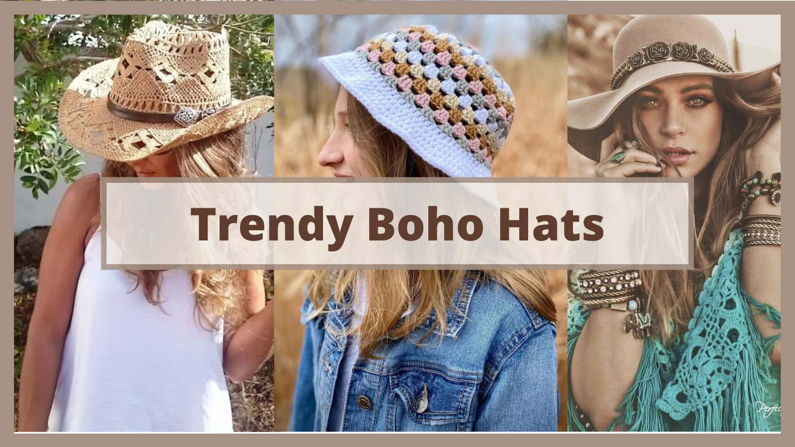 6 Trendy Boho Hats