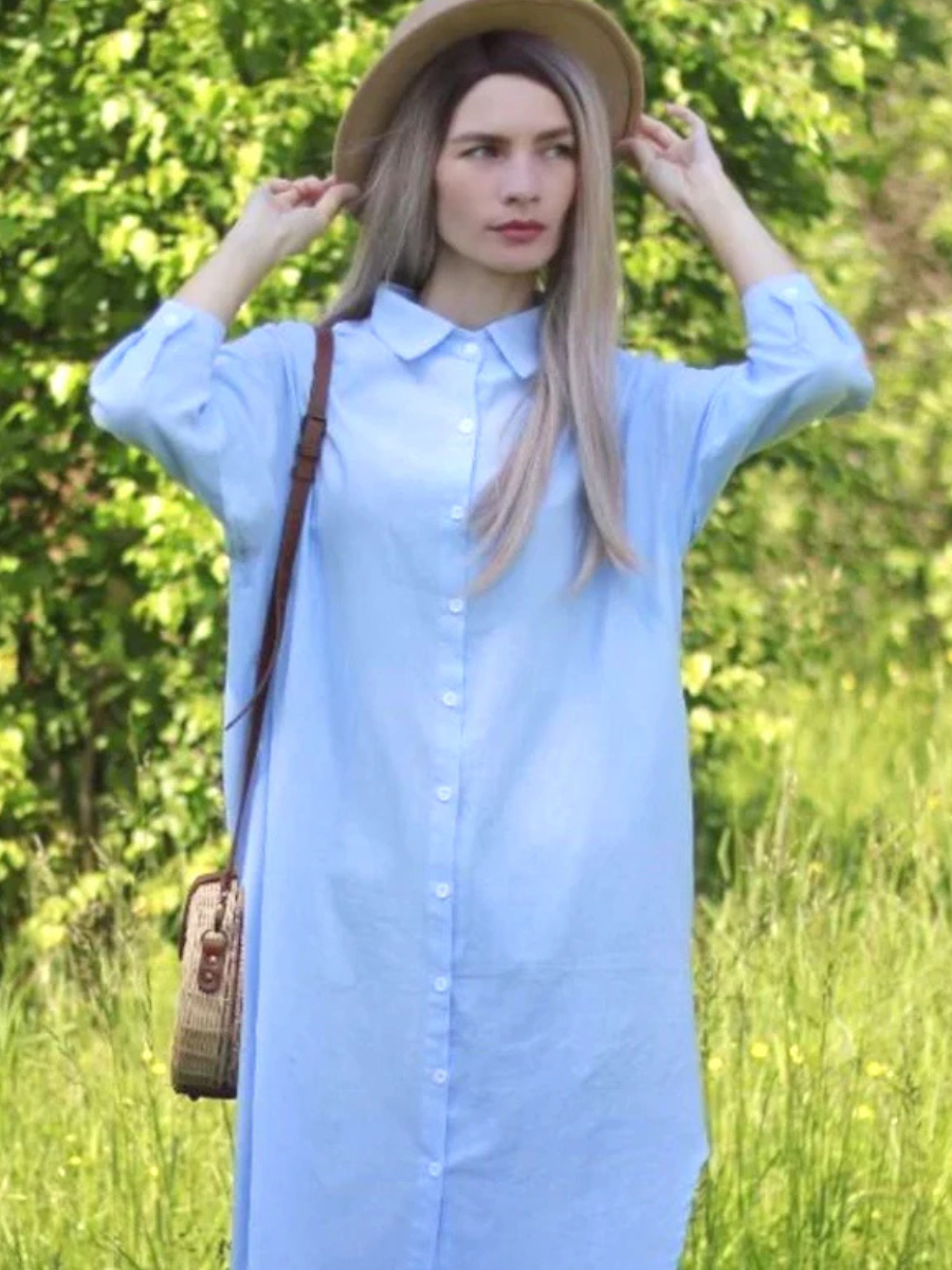 White Shirt Dress