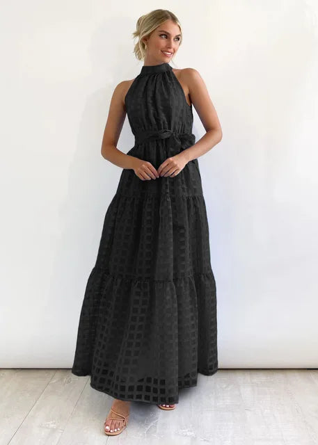 Black bohemian maxi dresses discount