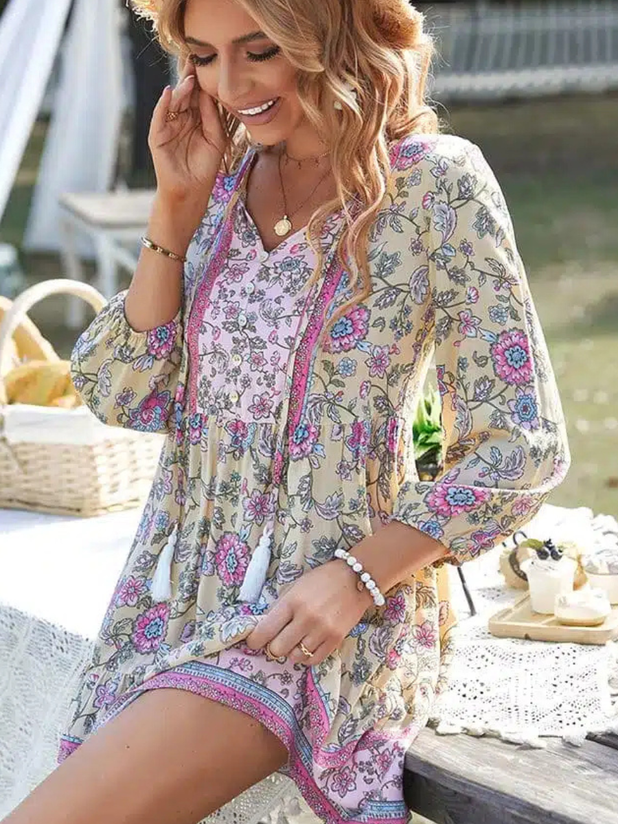 Short Flowy Beach Dress