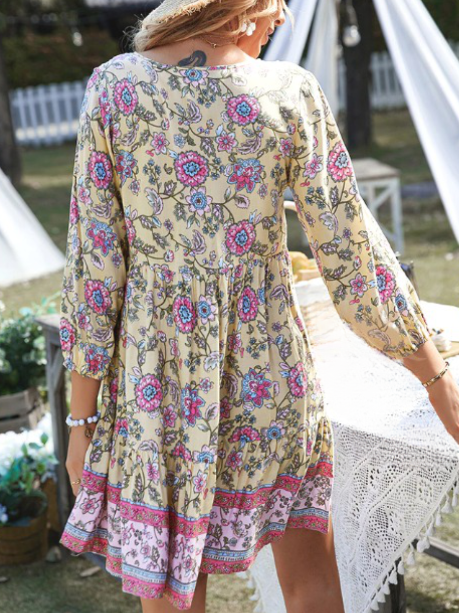 Short Flowy Beach Dress