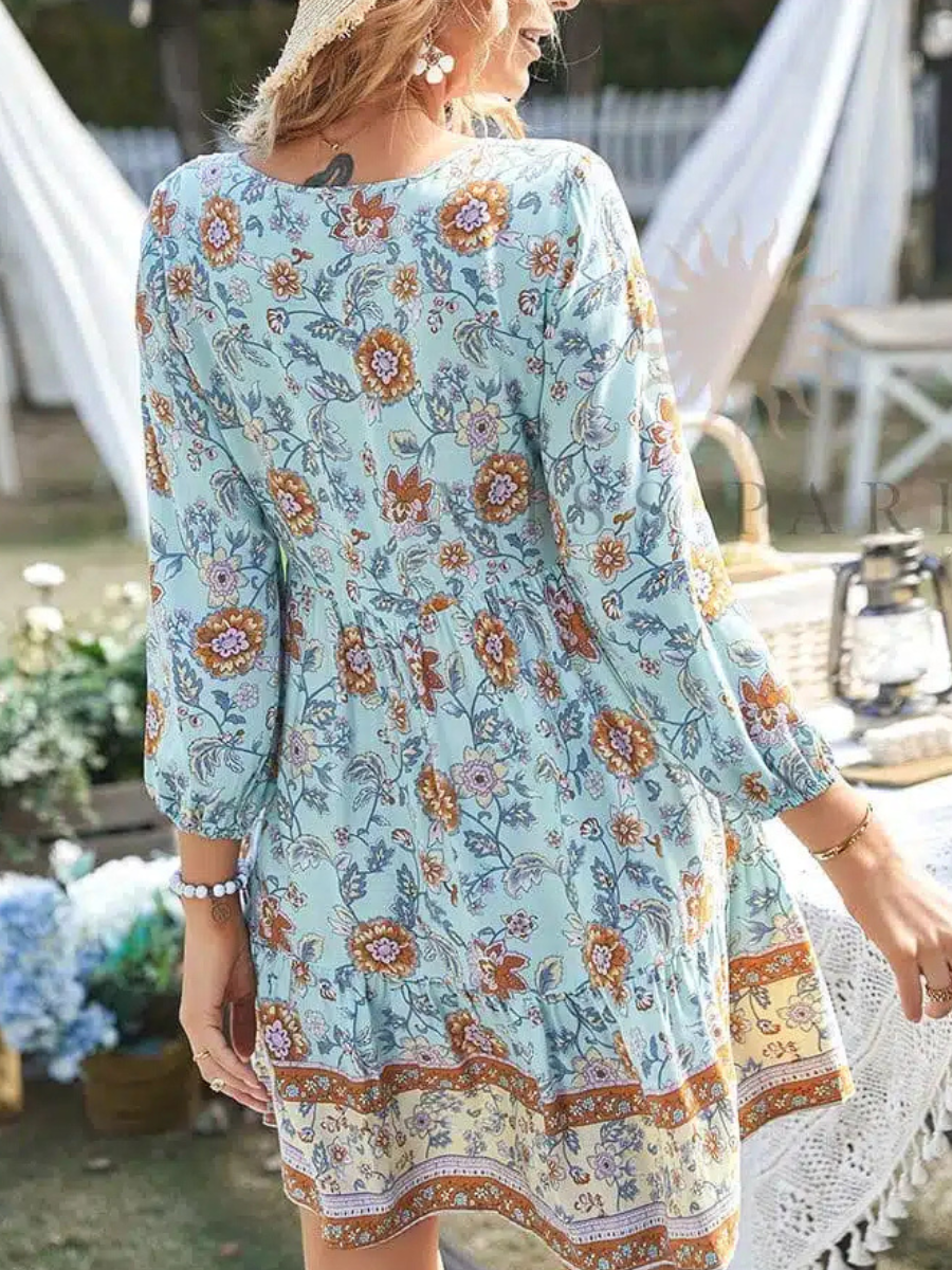 Short Flowy Beach Dress