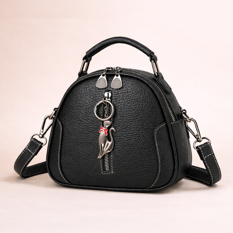 Small Boho Leather Crossbody Bag