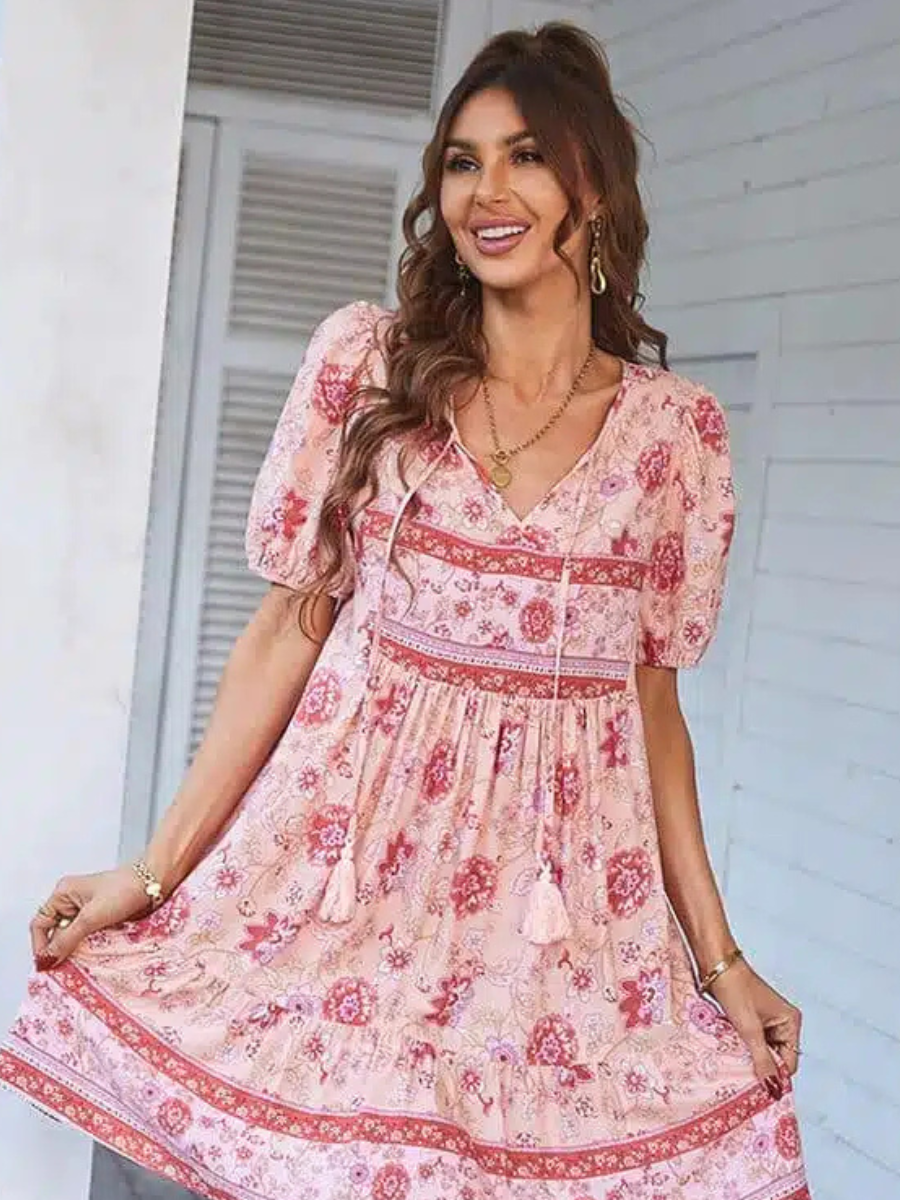 Beachy Floral Sundress