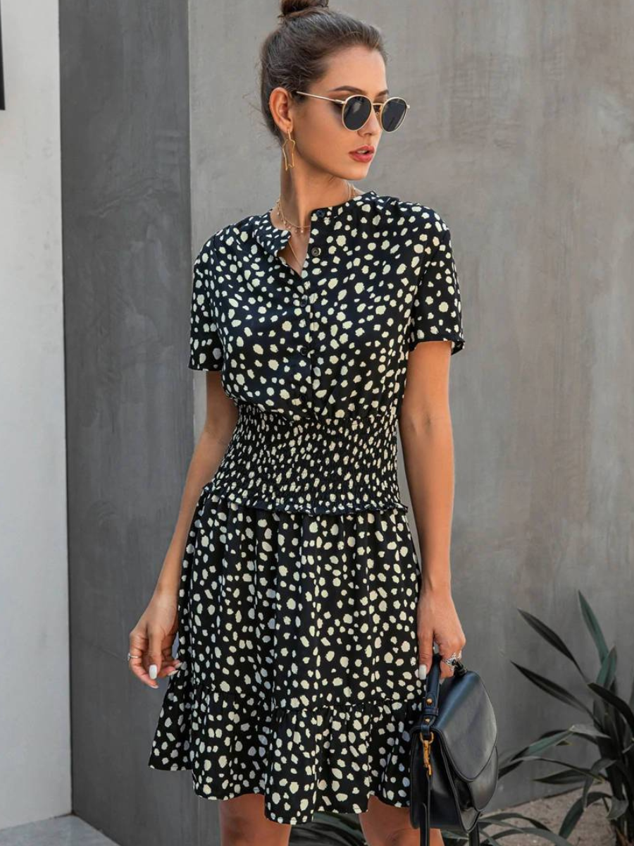 Boho Floral Mini Dress