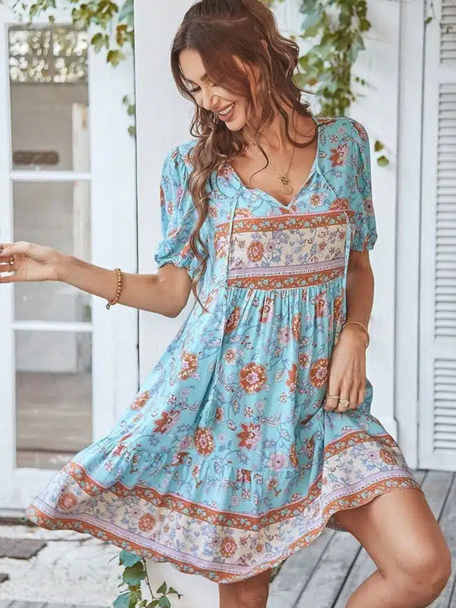 Beachy Floral Sundress