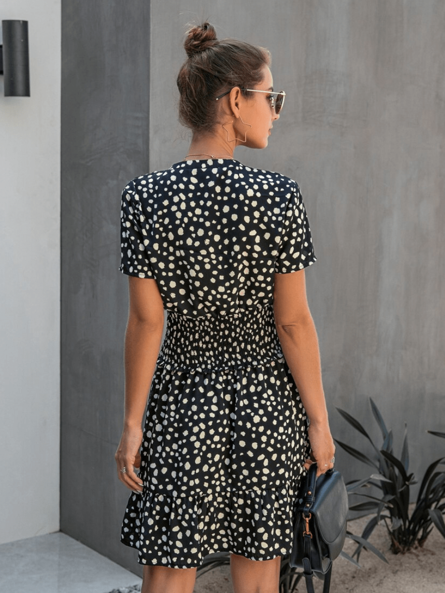 Boho Floral Mini Dress