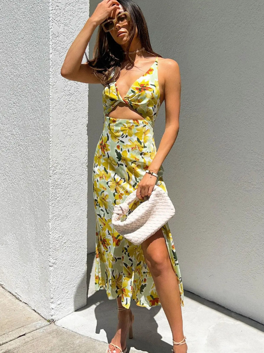 Boho Hippie Chic Maxi Dress