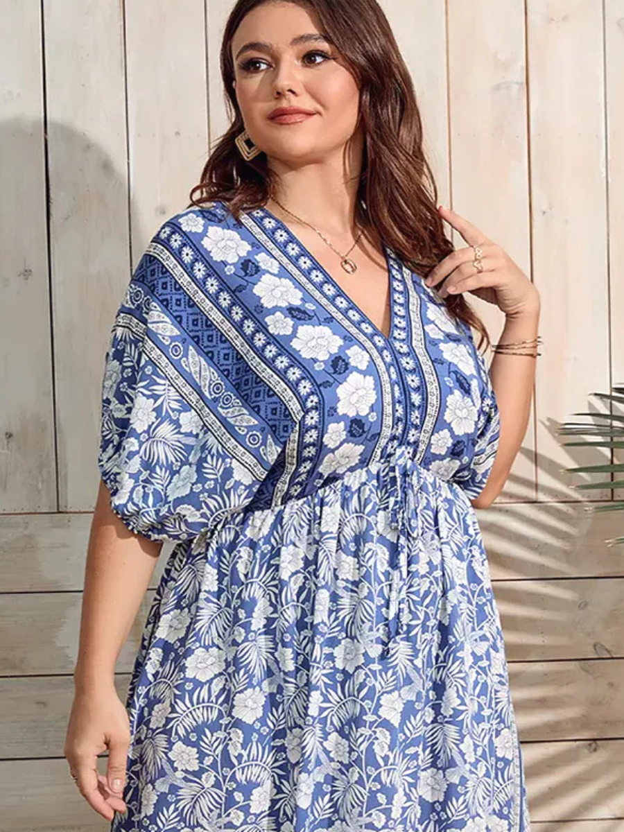 Plus Size Mini Summer Dress