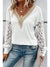 Boho White Lace Pullover