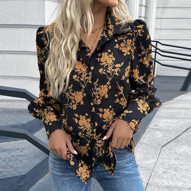 Black Boho Blouse