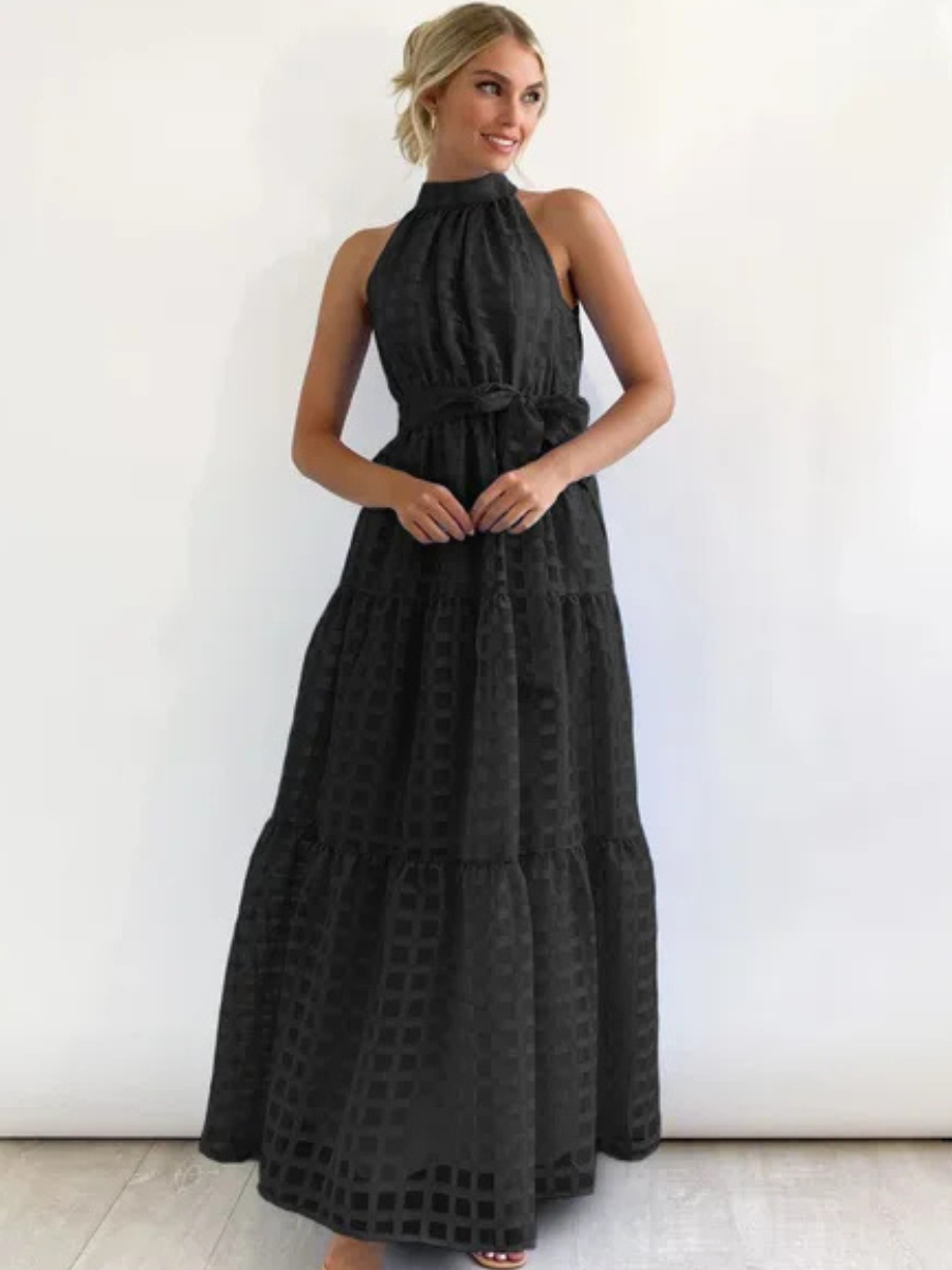 Black Boho Maxi Dress
