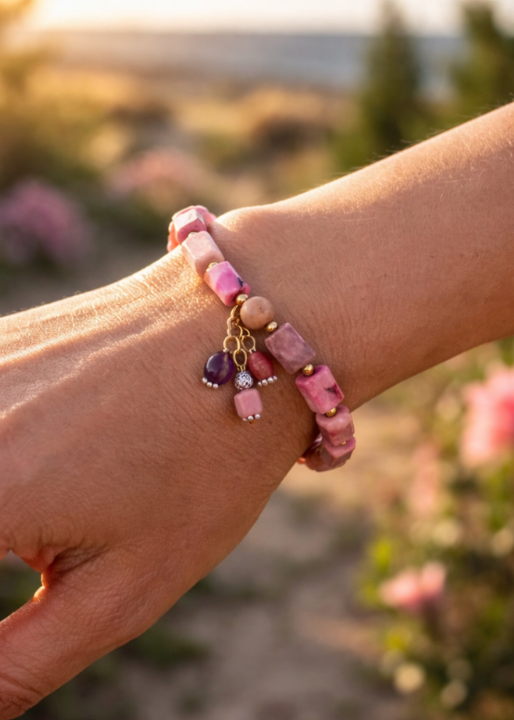 Stretchy Beaded Boho Bracelet