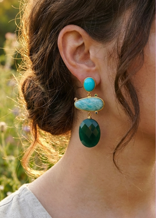 Boho Earrings with Dangle