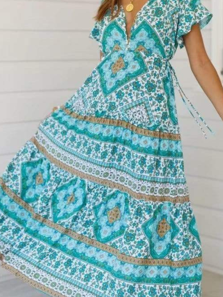 Boho Beach Maxi Dress