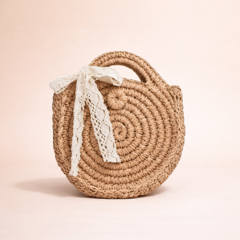 Boho Crossbody Straw Bags