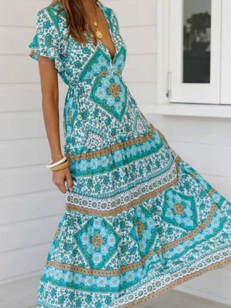 Boho Beach Maxi Dress