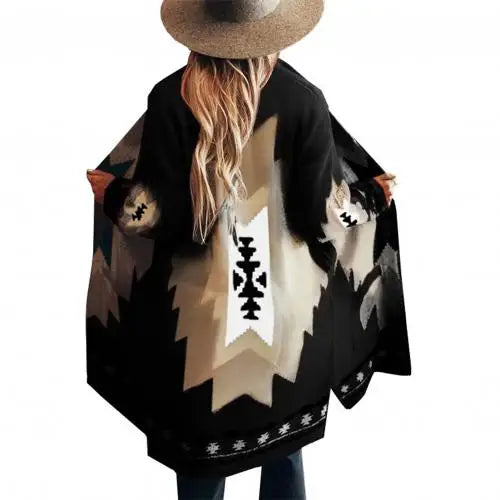 Boho Hippie Long Coat