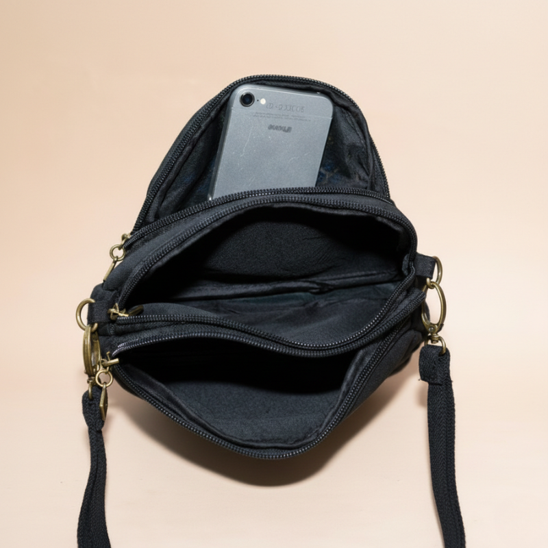 Boho Embroidered Crossbody Bag