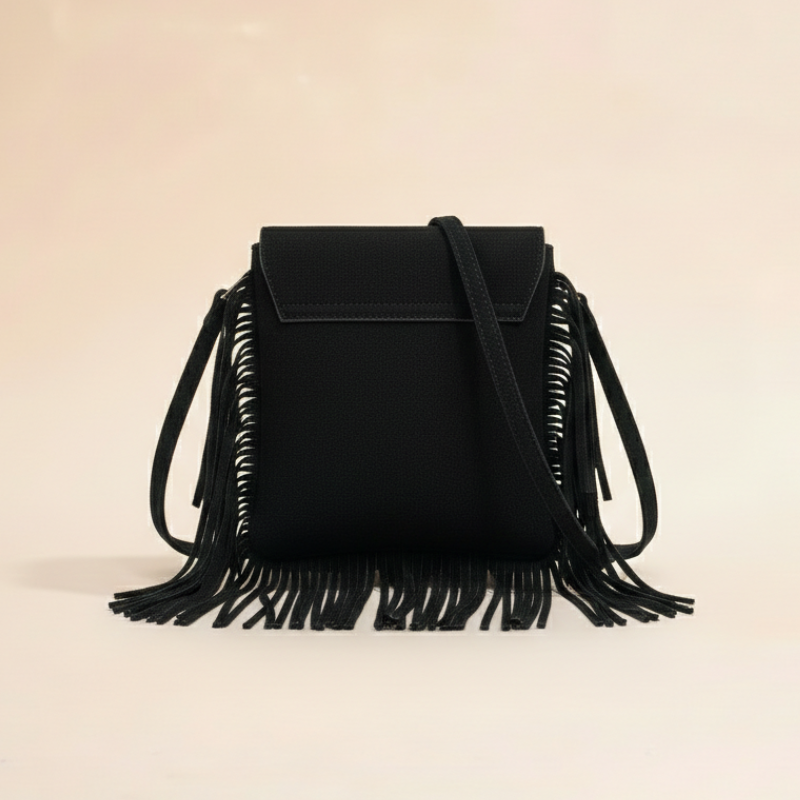 Boho Hippie Gypsy Fringe Crossbody Bag