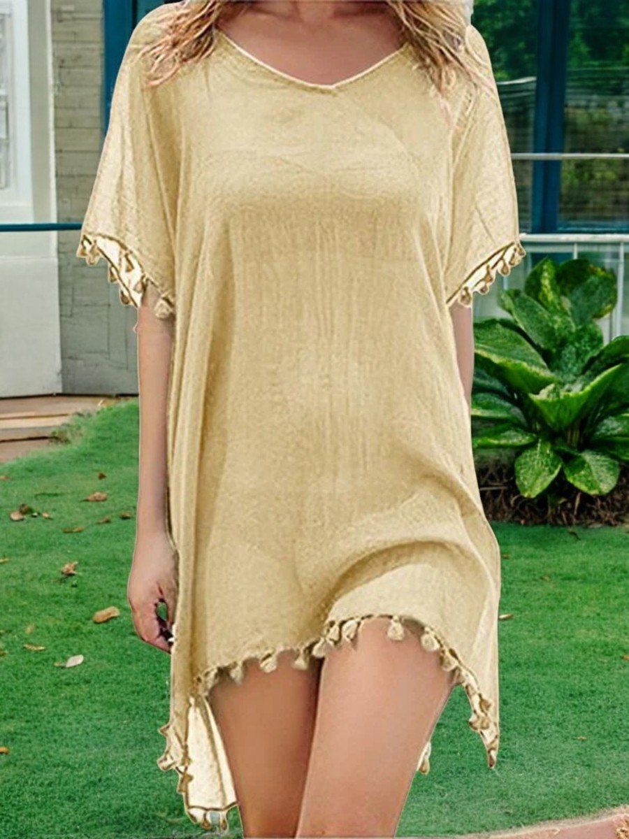 Pompom Beach Dress