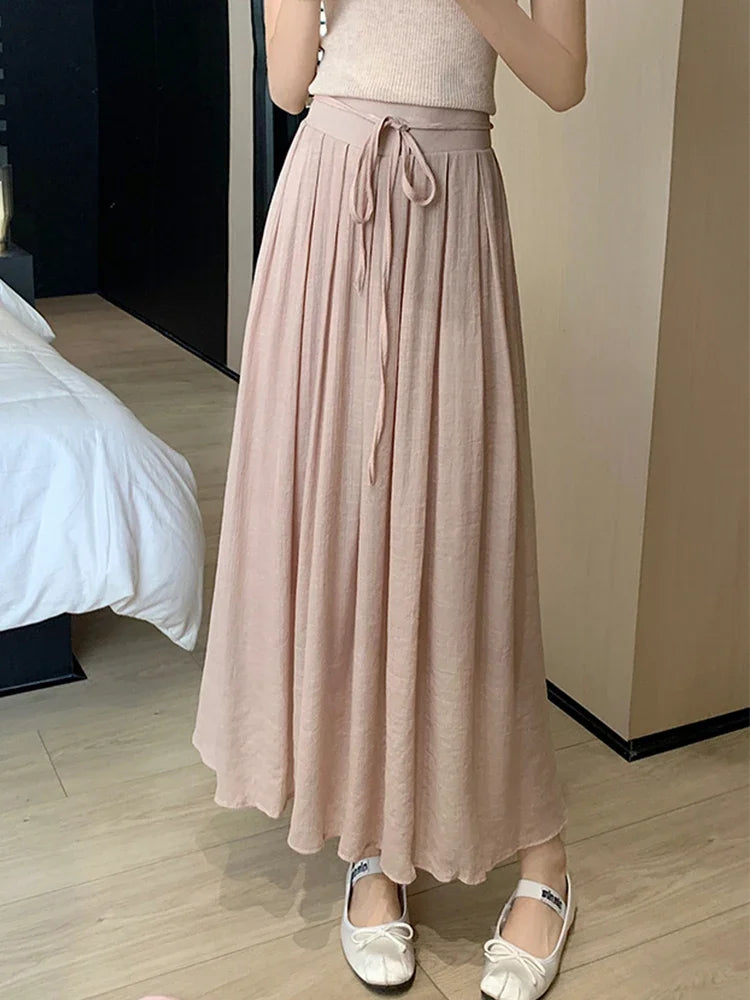 Transparent Long Boho Skirt