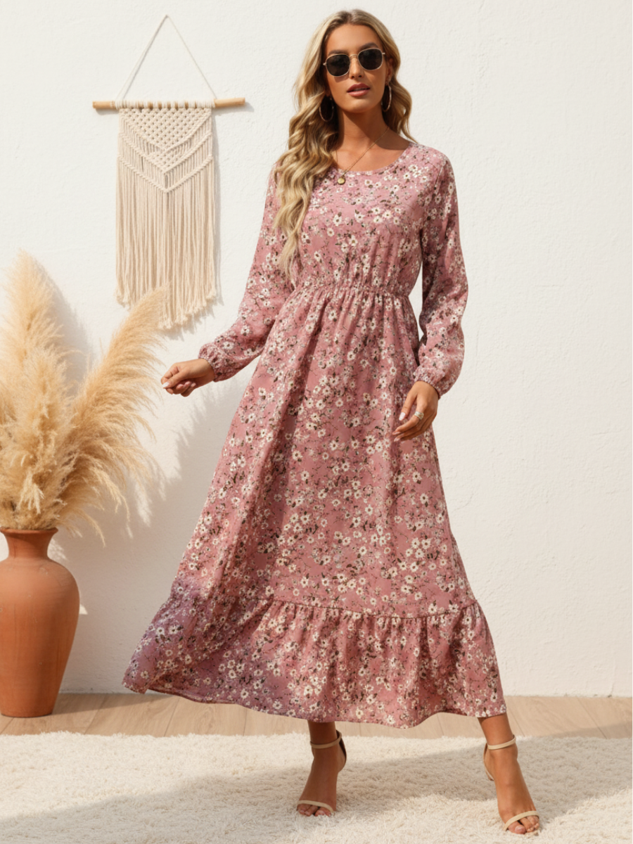 Boho Floral Maxi Dress