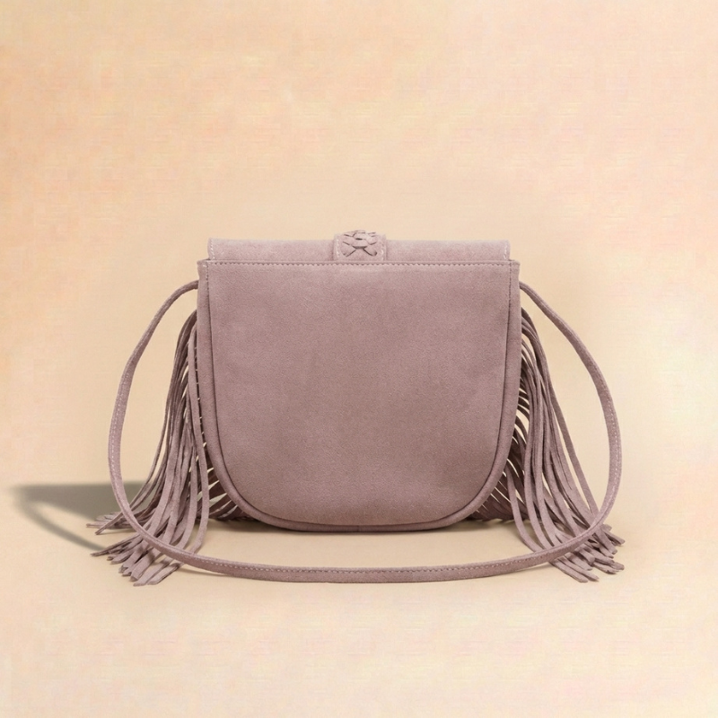 Boho Style Fringed Crossbody Bag