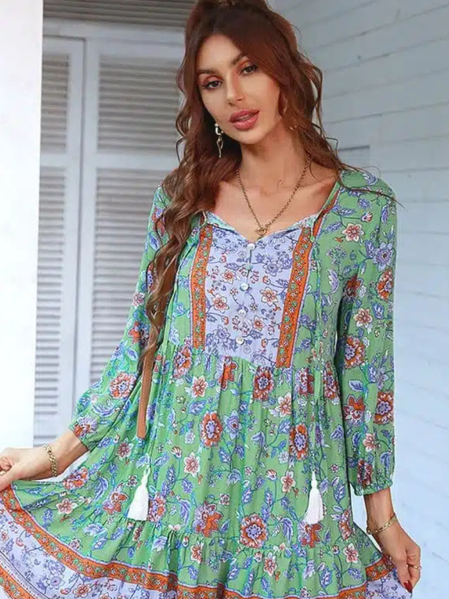 Short Flowy Beach Dress