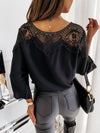 Blouse Boho Fluid Black