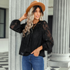 Romantic Blouse Boho Black