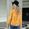 Romantic Blouse Boho Yellow Trend