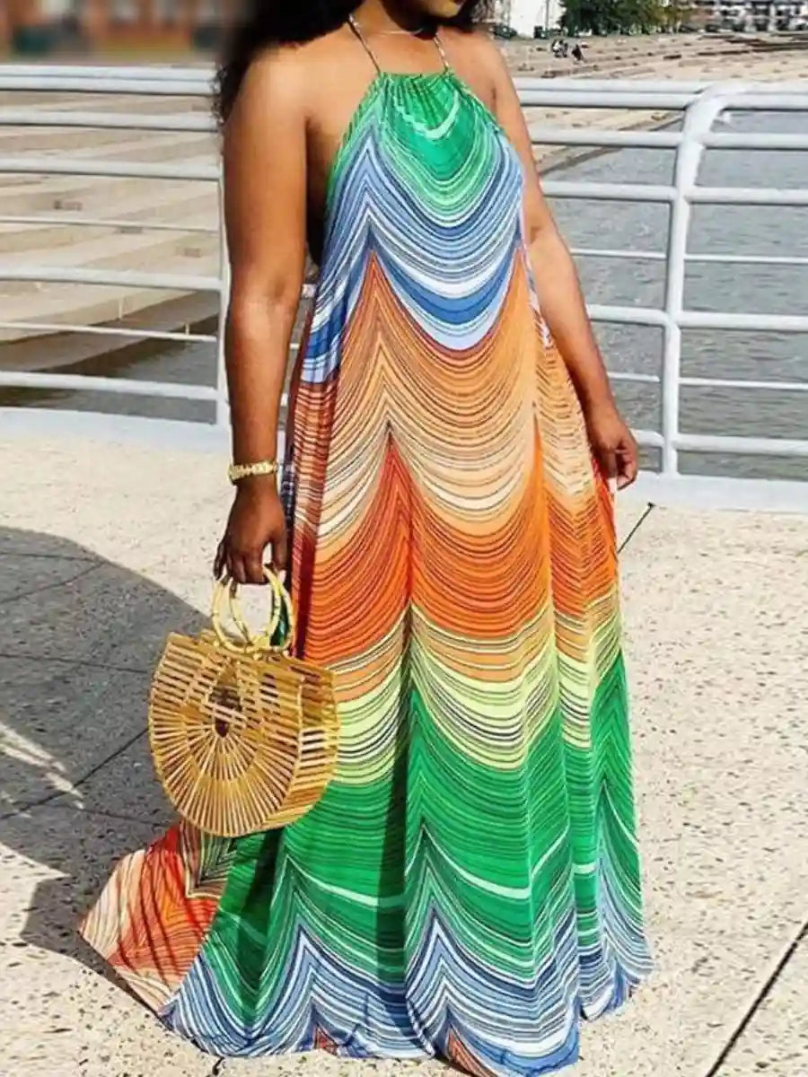 African Long Summer Dress