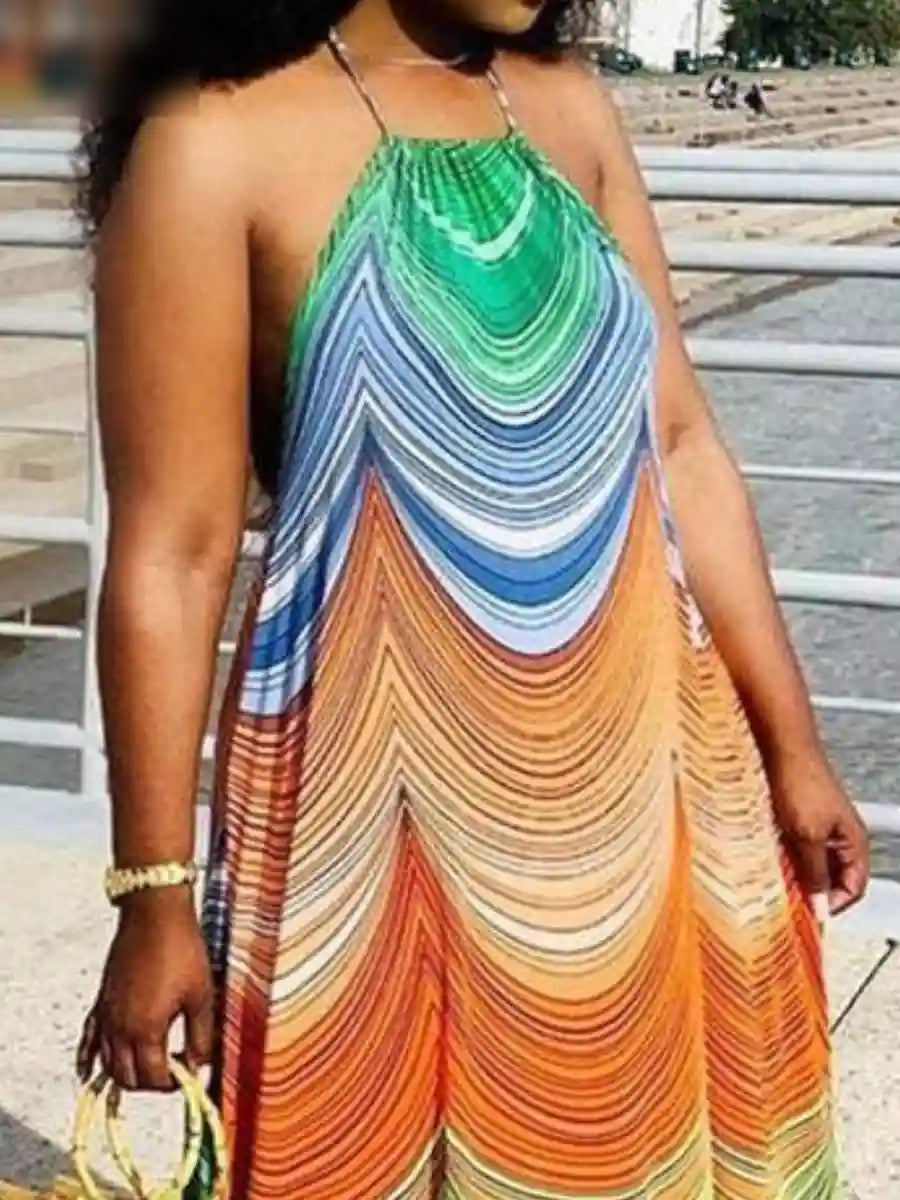 African Long Summer Dress