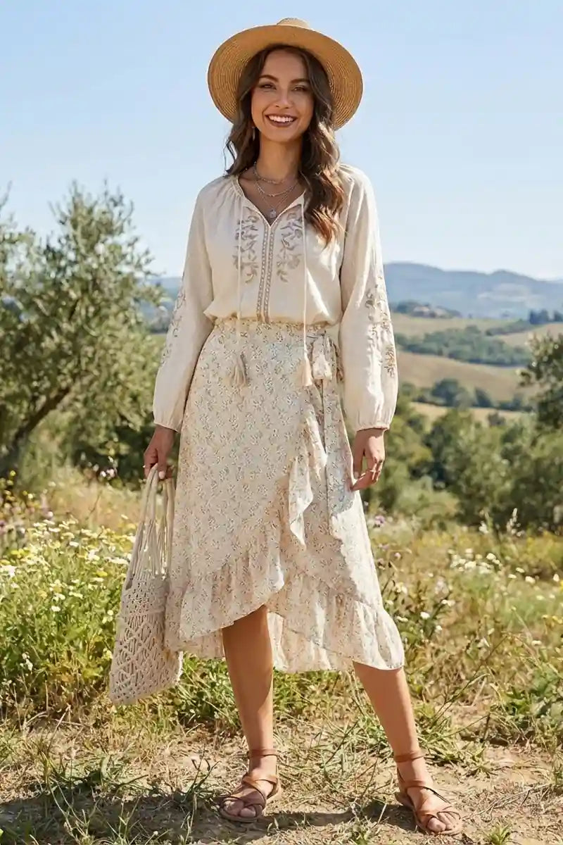 Asymmetrical Boho Skirt