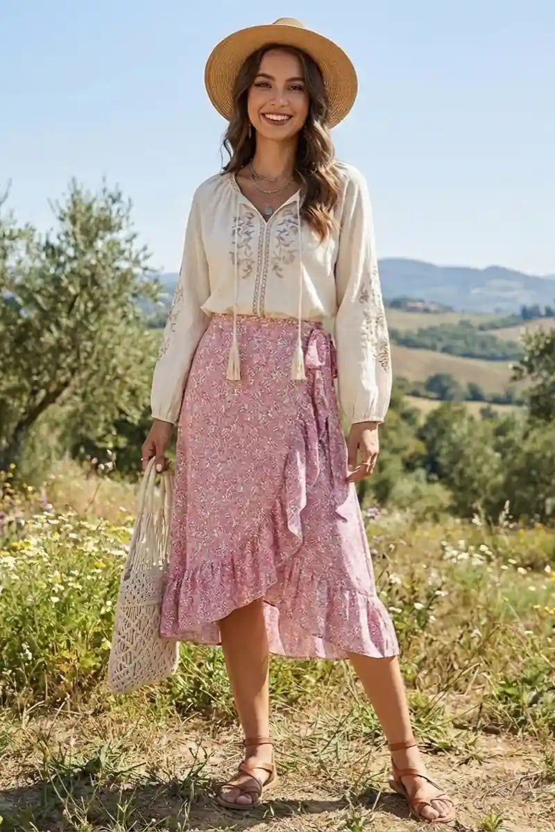 Asymmetrical Boho Skirt