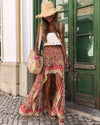 Asymmetrical Gypsy Long Skirt