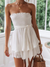 White Boho Mini Dress