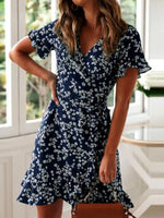 Beach Mini Floral Dress