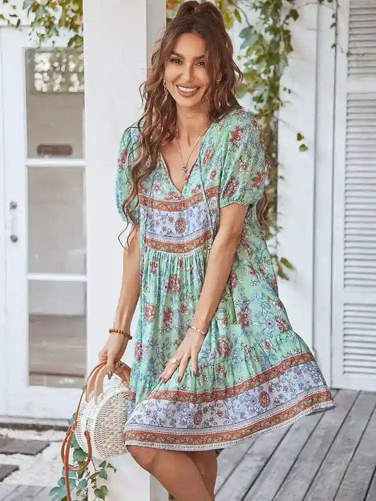 Beachy Floral Sundress