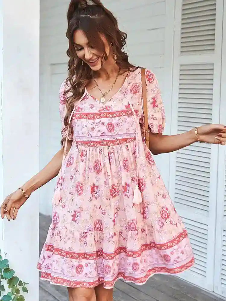 Beachy Floral Sundress